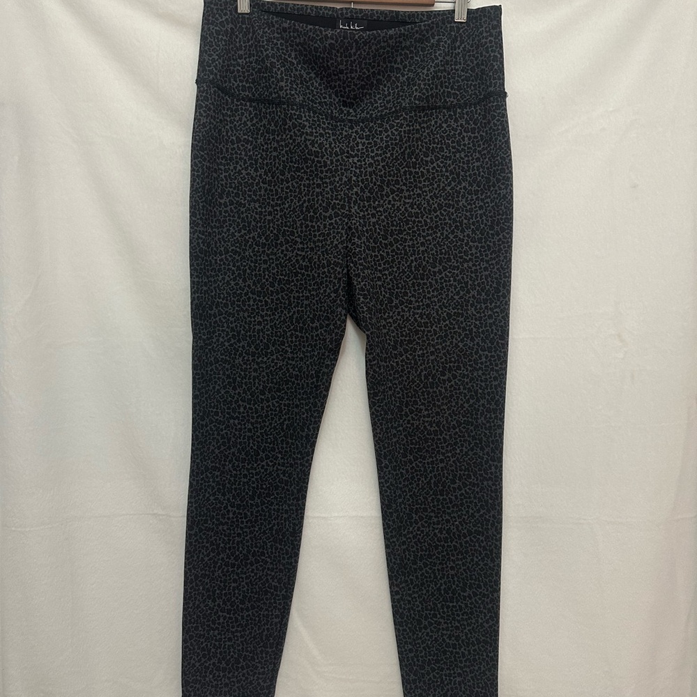 Nicole Miller Cheetah print Brown Black Women's Pants sz 8